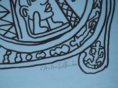 Paris, The Black Eiffel Tower - Original Handsigned Screen Print