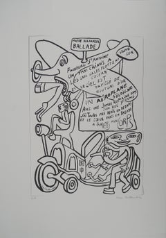 The Aeroplane, 1984 - Original Handsigned Screen Print