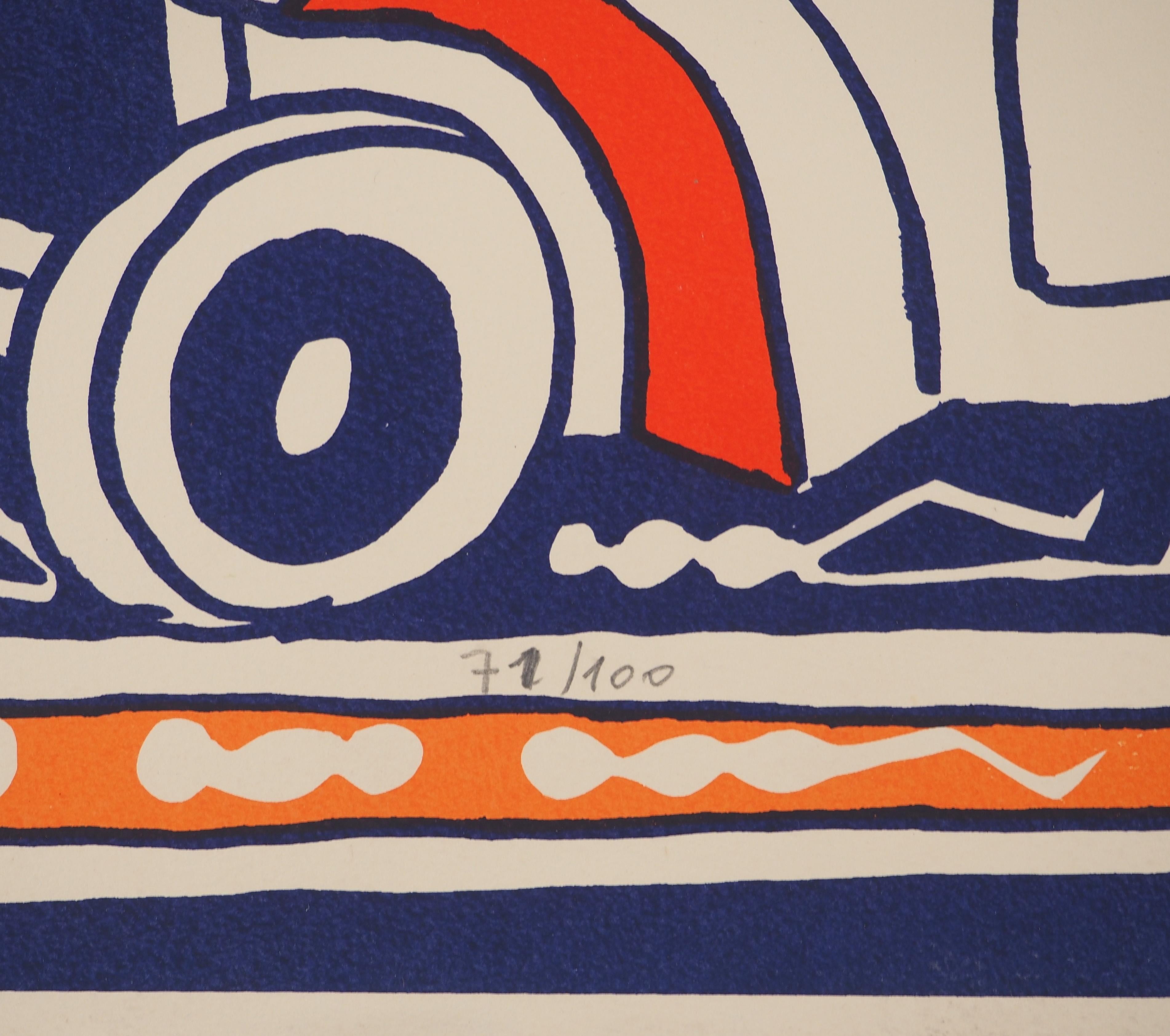 Yvon TAILLANDIER
The Aviators, 2010

Original screen print
Handsigned in pencil
Numbered / 100 copies
On paper 63 x 51.5 cm (c. 26.3 x 20.2 in)

INFORMATION : Authenticated by the publisher's stamp on the back

Excellent condition
