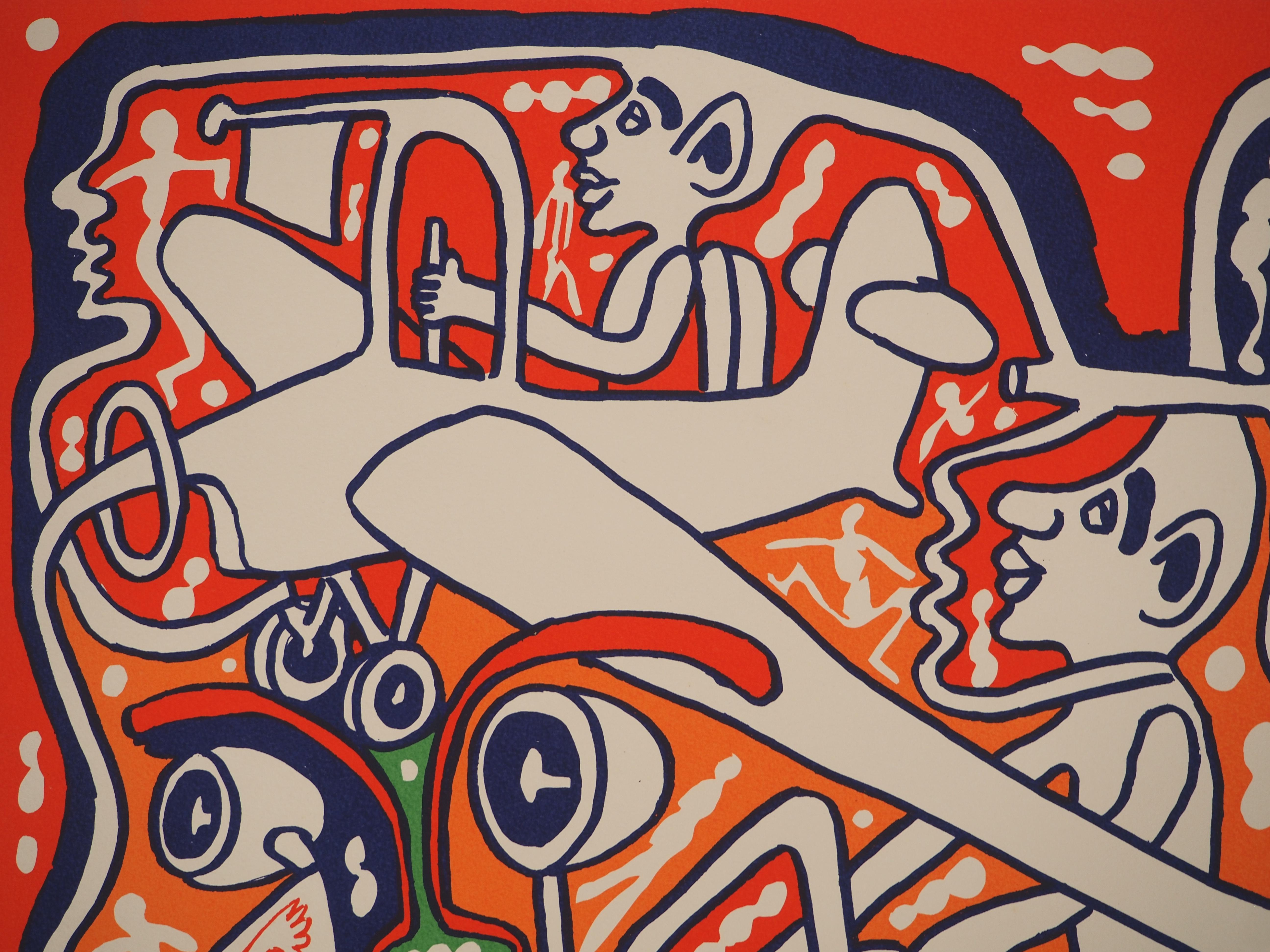 The Aviators, 2010 - Original Handsigned Screen Print For Sale 1
