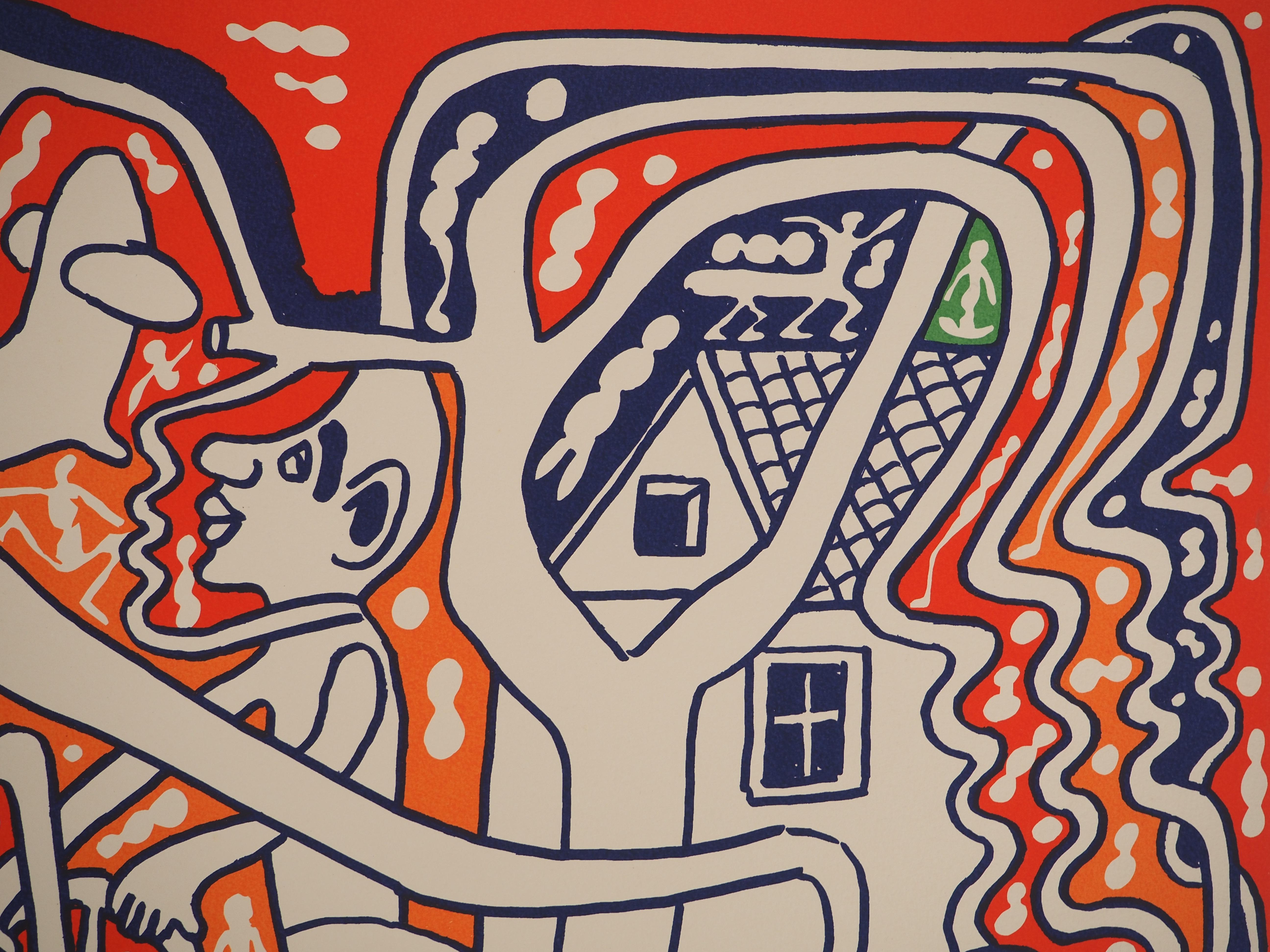 The Aviators, 2010 - Original Handsigned Screen Print For Sale 2