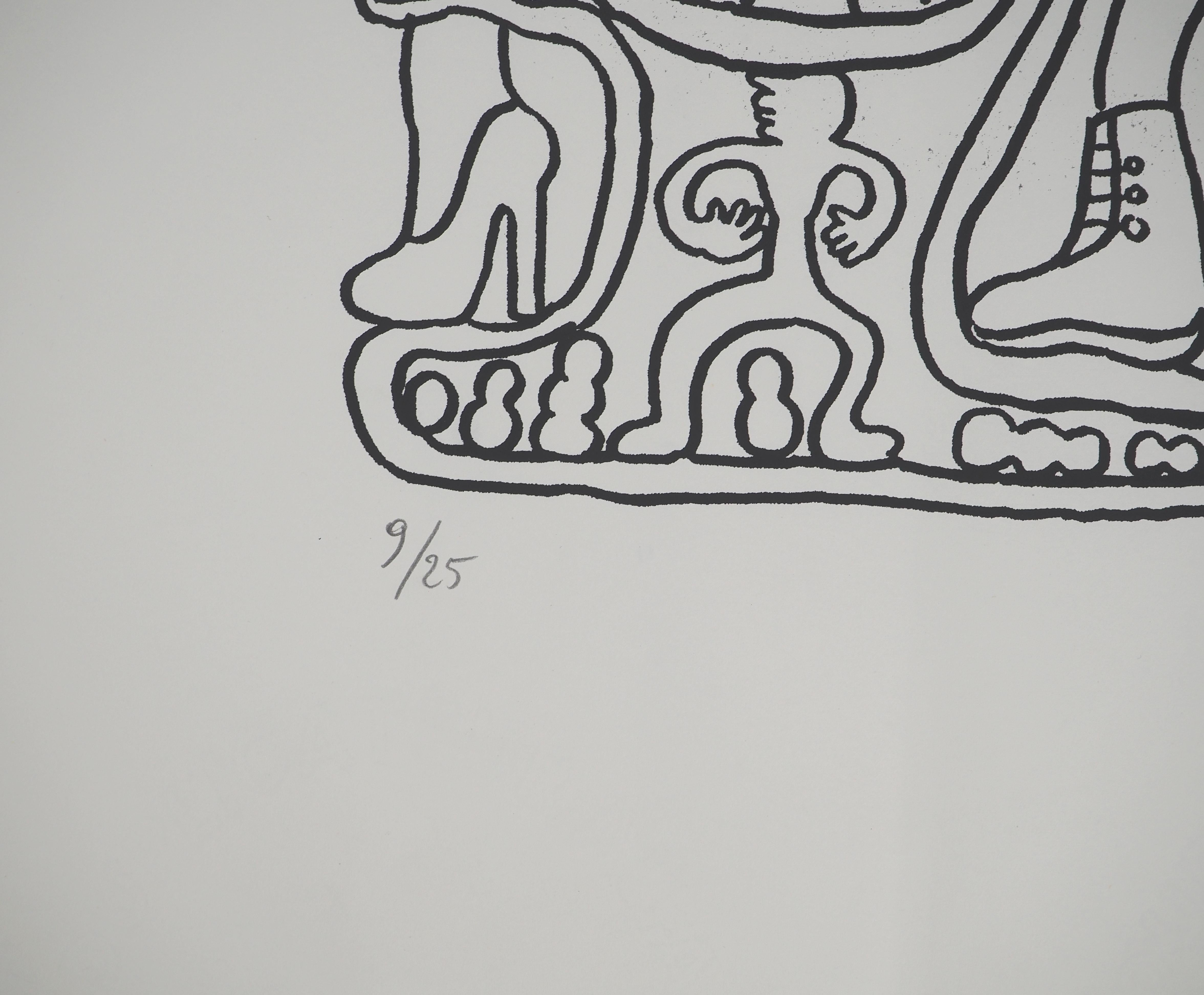 The Parisian : the Iron Lady - Original Handsigned Screen Print For Sale 4