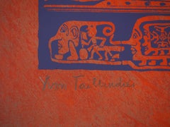 La embajada de Taillandier-Land - Serigrafía original firmada a mano