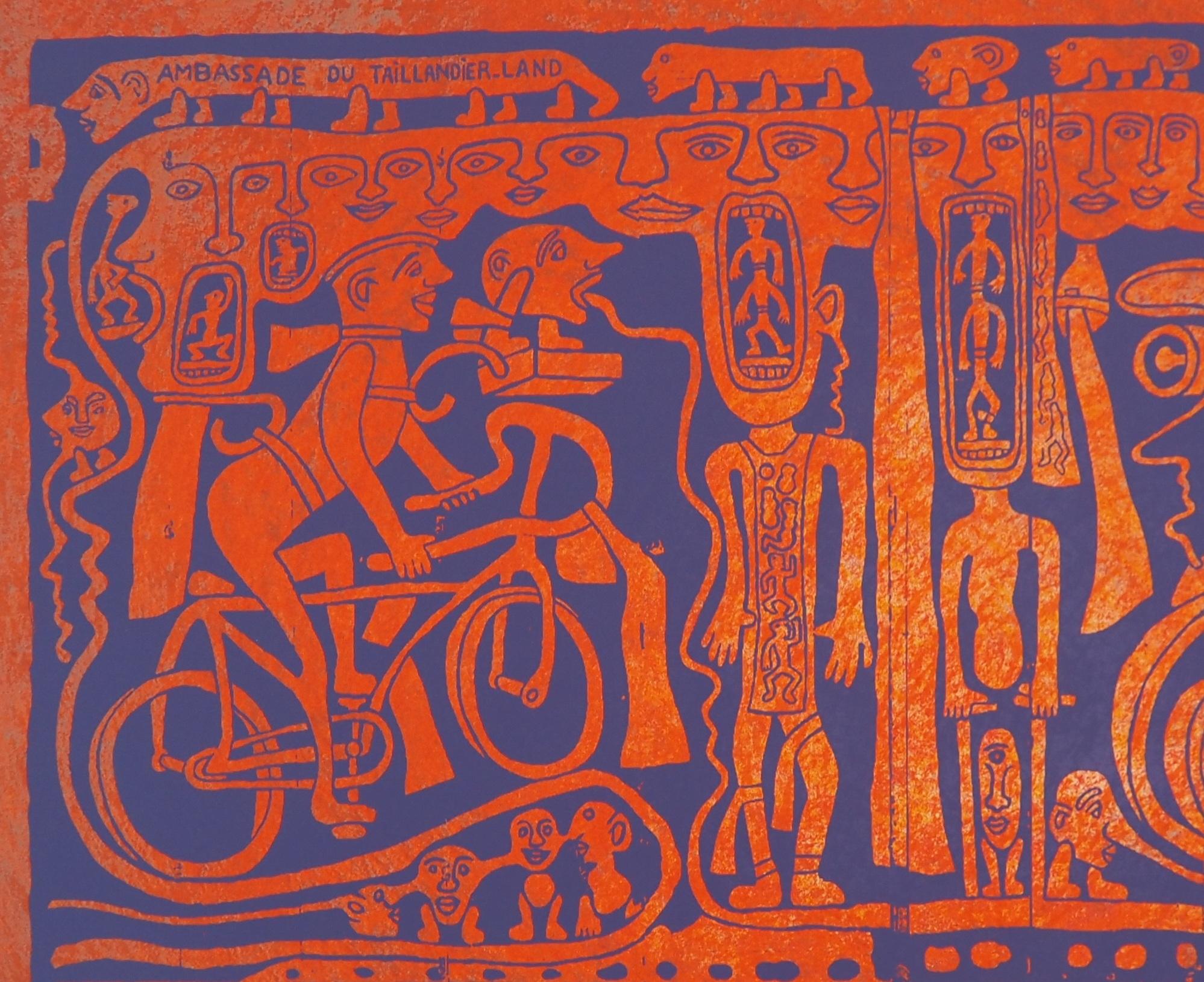 Yvon TAILLANDIER
The Taillandier-Land Ambassy

Original screen print
Handsigned in pencil
Numbered / 12 copies
On paper 48.5 x 54.5 cm (c. 19 x 21.4 in)

Excellent condition