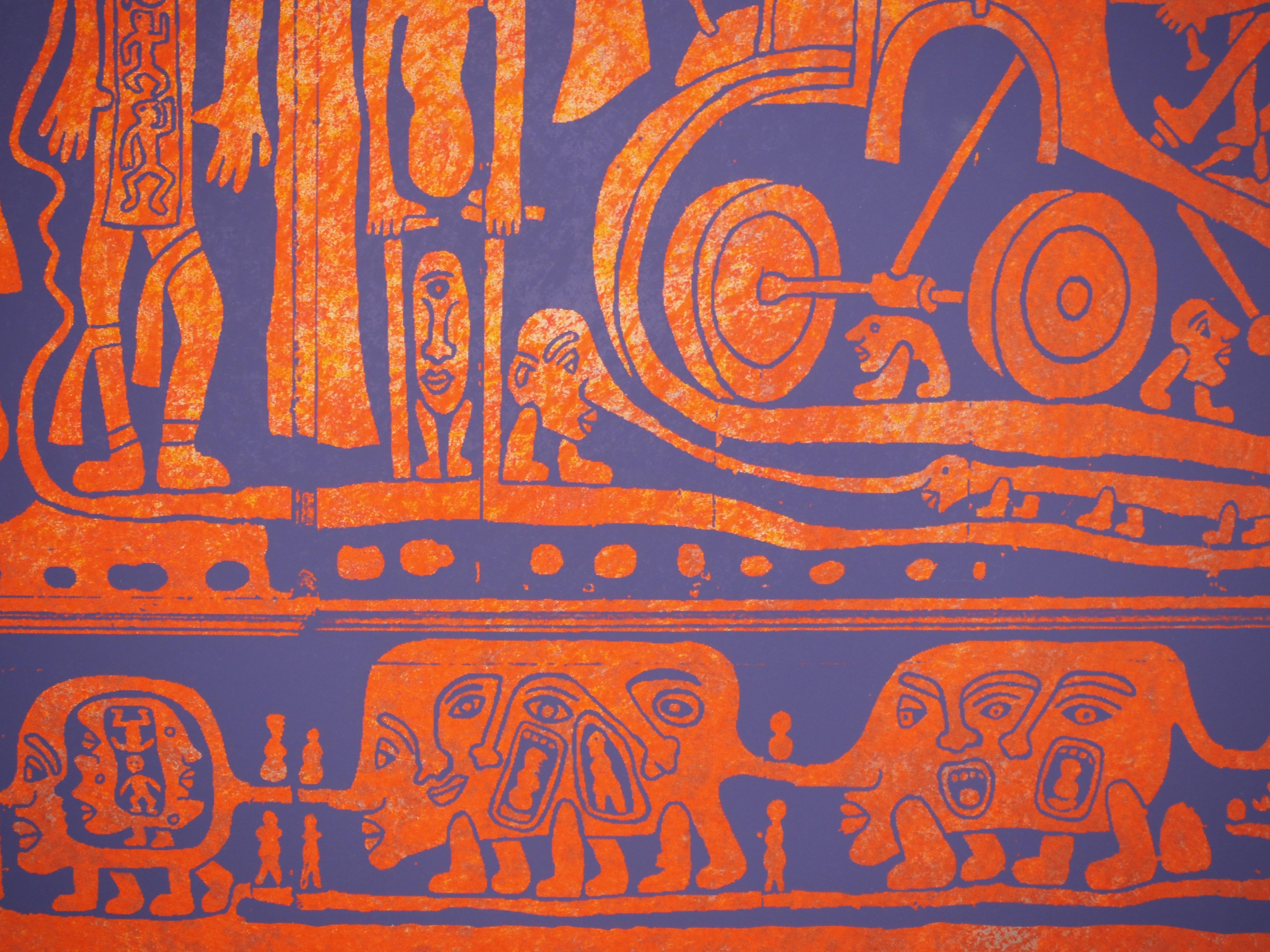 The Taillandier-Land Ambassy - Original Handsigned Screen Print For Sale 2