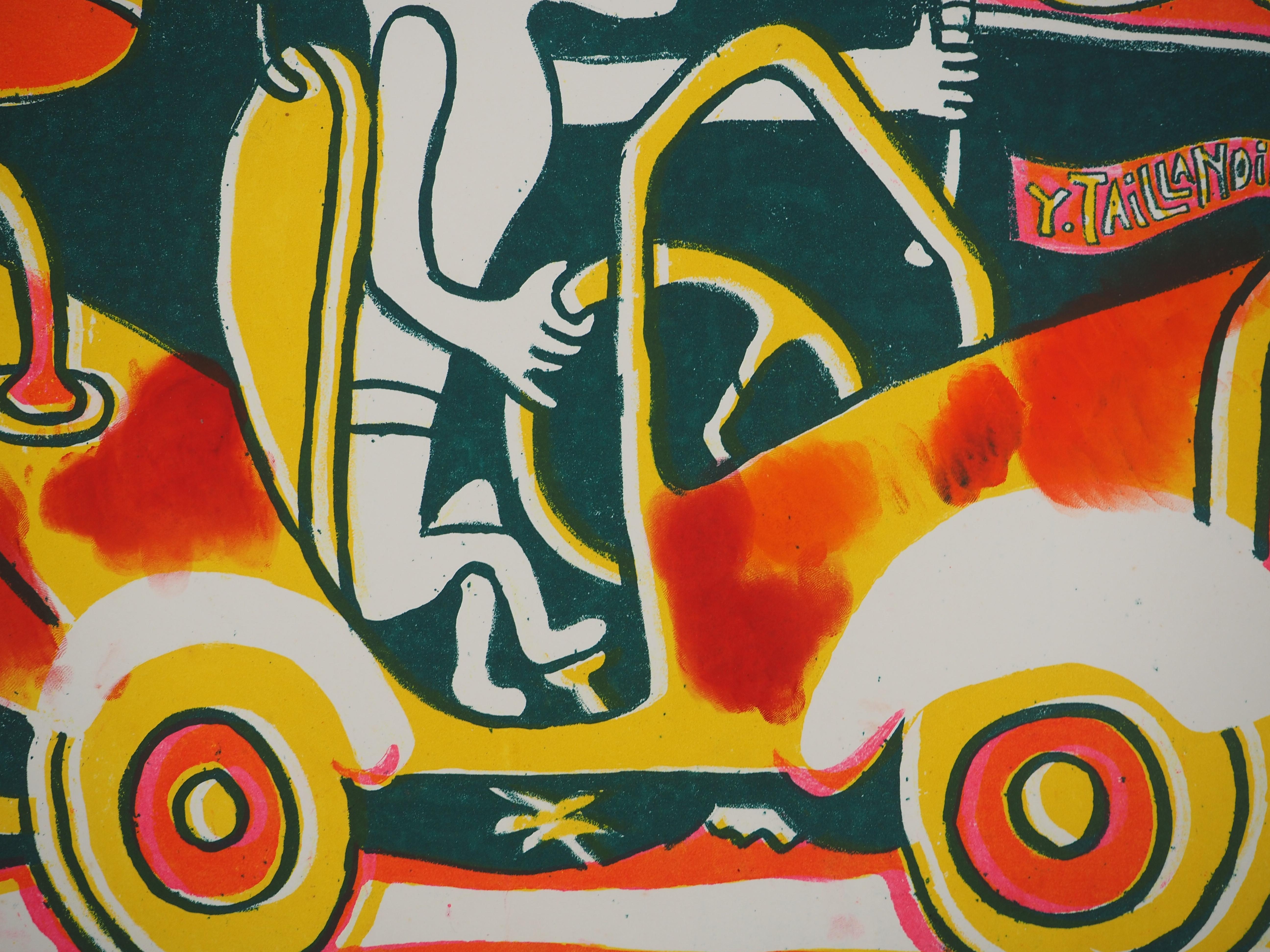 The Traveller, Havana, 1982 - Original Handsigned Screen Print For Sale 3