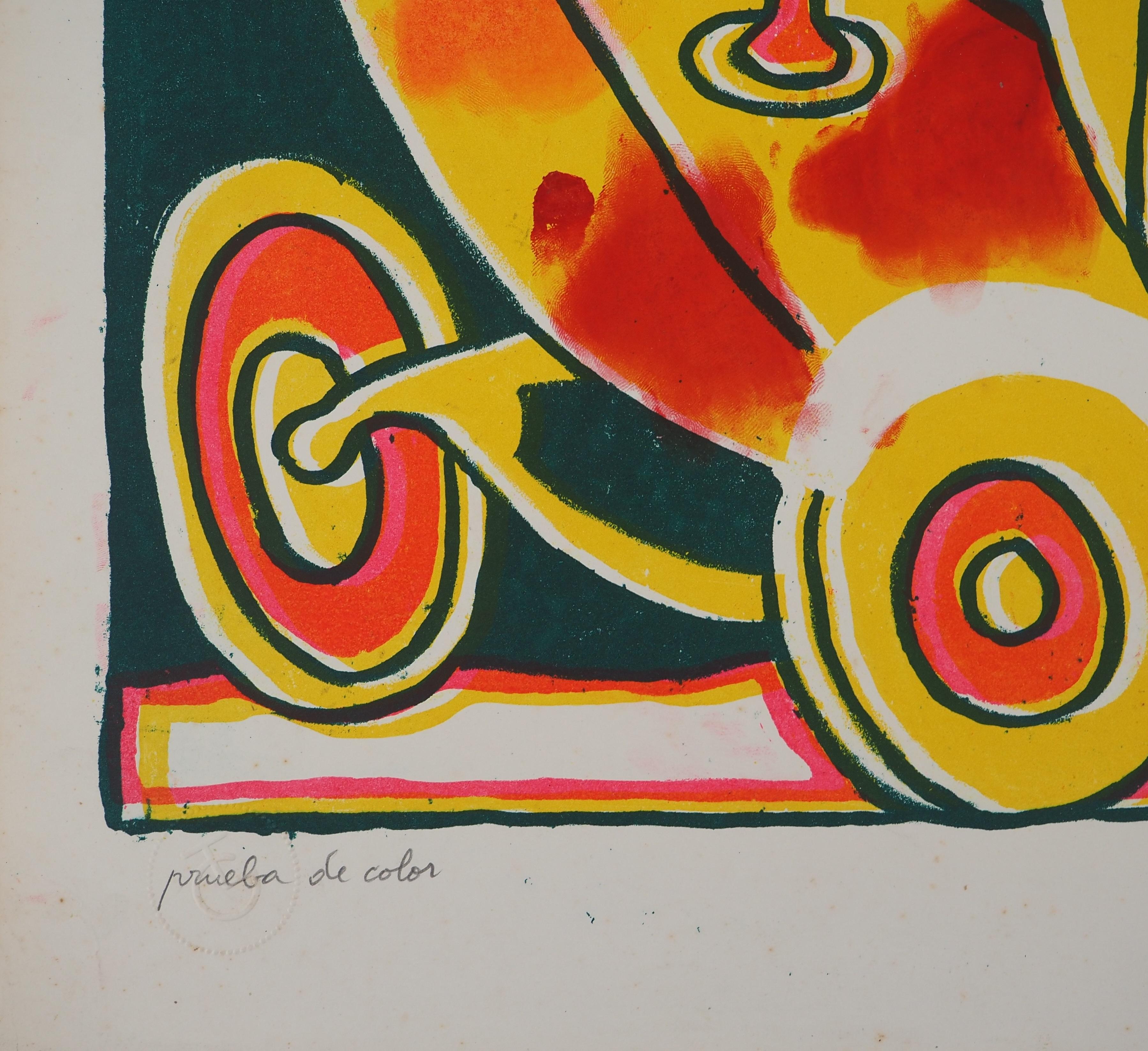 The Traveller, Havana, 1982 - Original Handsigned Screen Print For Sale 5