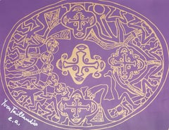 YVON TAILLANDIER "Tribal violet"
