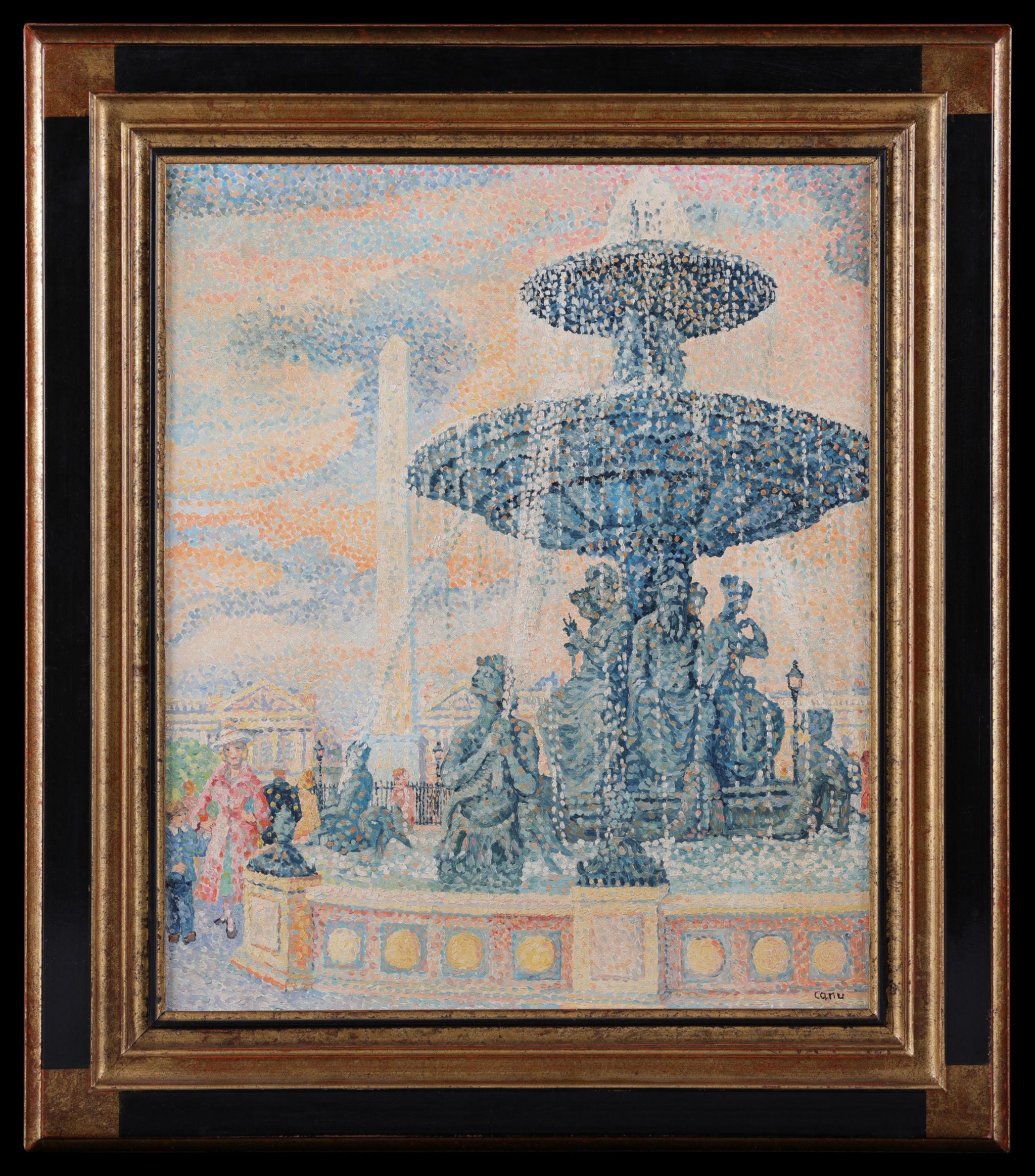 Yvonne Canu 
1921 – 2008
Signée en bas à droite et signée, titrée et numérotée 967 au verso.

Taille de la toile : 22 x 18" (55 x 46cm)
Dimensions extérieures du cadre : 28 x 24" (70 x 60cm)

Yvonne Canu est actuellement l'un des peintres