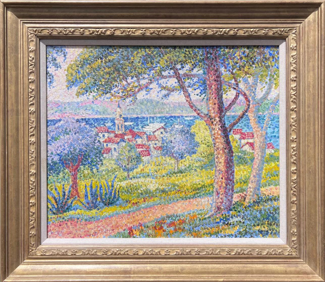 Saint-Tropez, le Golfe - Painting de Yvonne Canu
