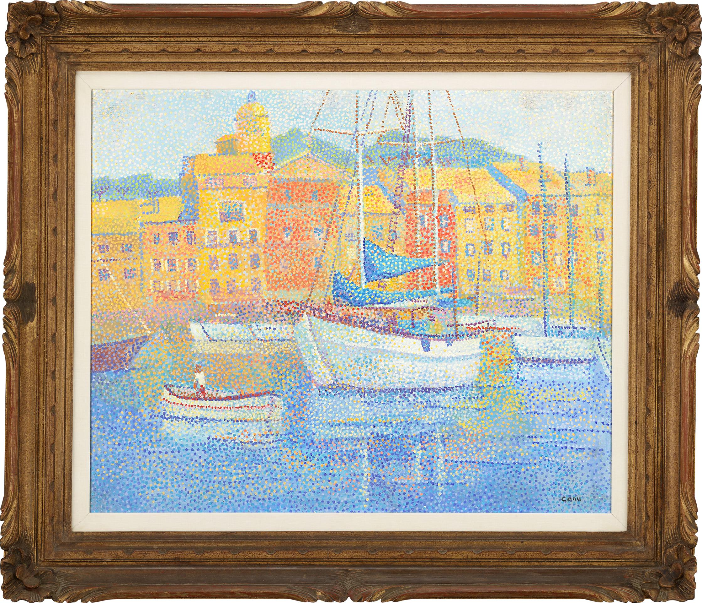 Saint-Tropez, Le Port Por Yvonne Canu en venta 1