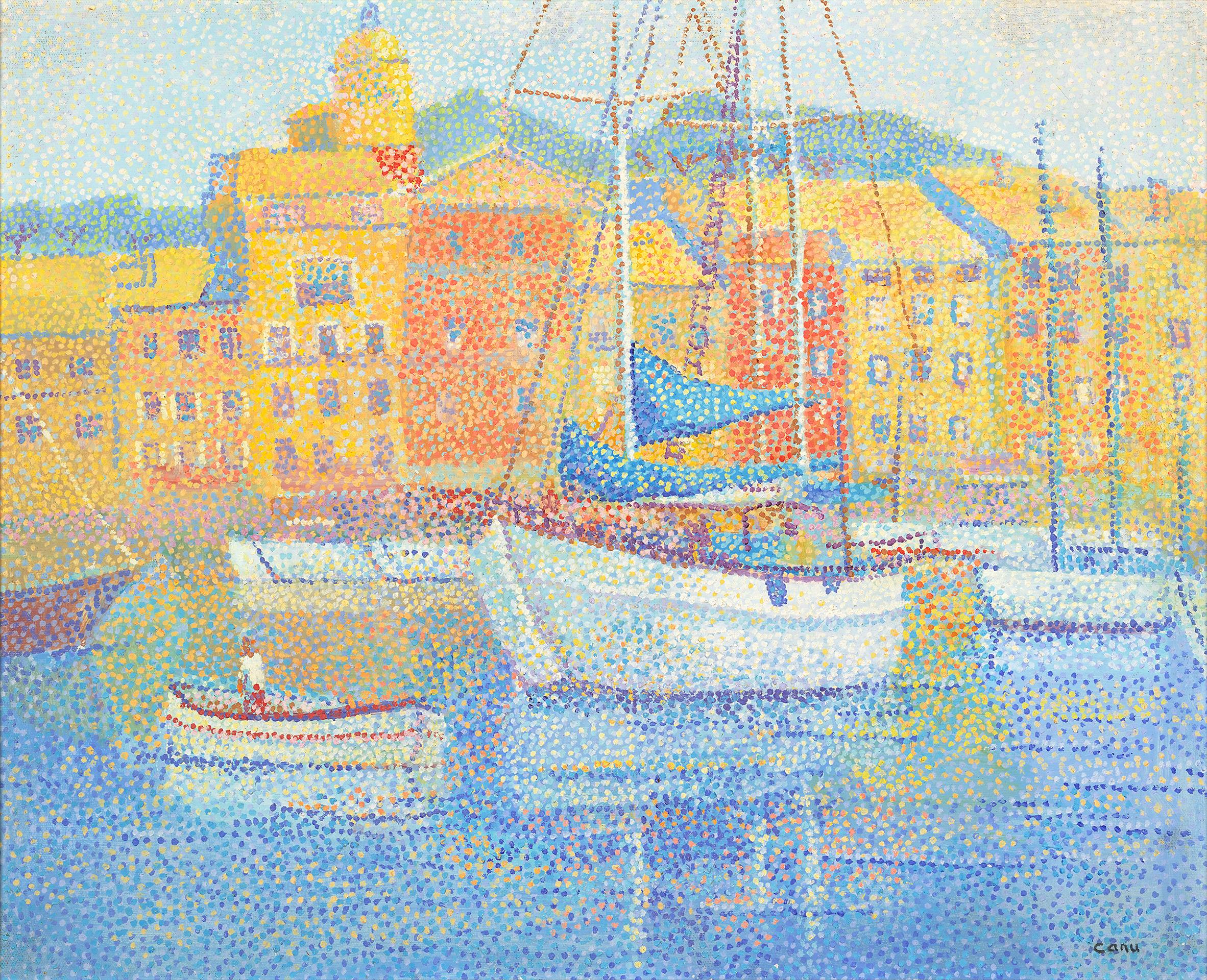 Saint-Tropez, Le Port By Yvonne Canu