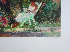Magdalena en Hendaya - Litografía original firmada a mano