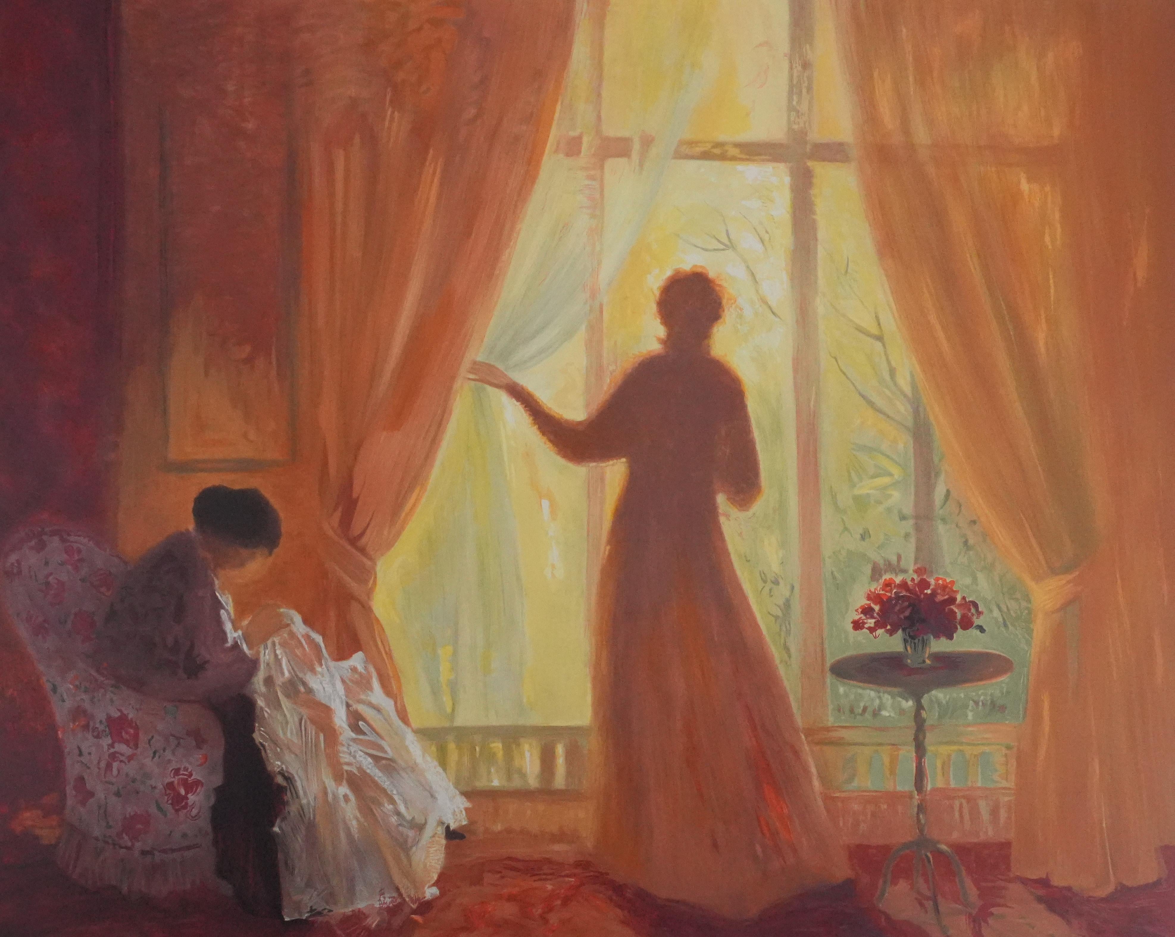 Yvonne CHEFFER DELOUIS
Orange Interior 

Original lithograph
Signed in pencil
Numbered / 275 copies
On vellum 58 x 75 cm (c. 22.8 x 29.5 in)

Excellent condition