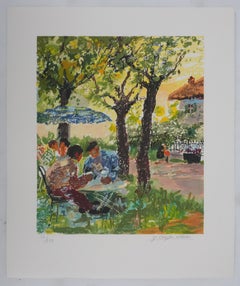 Tea Time - Original Handsigned Lithograph