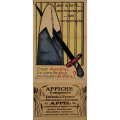 1918 original poster "Break your sugar in half today to have some tomorrow"