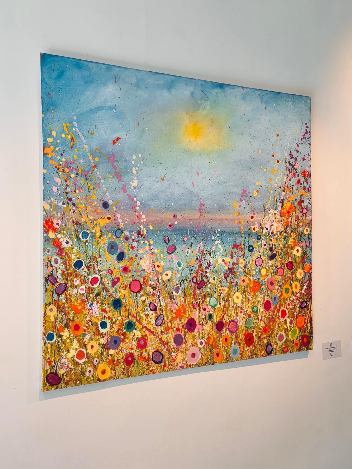 Meerjungfrauenküsse - abstraktes Ölgemälde - zeitgenössische Kunst (Naturalismus), Painting, von Yvonne Coomber