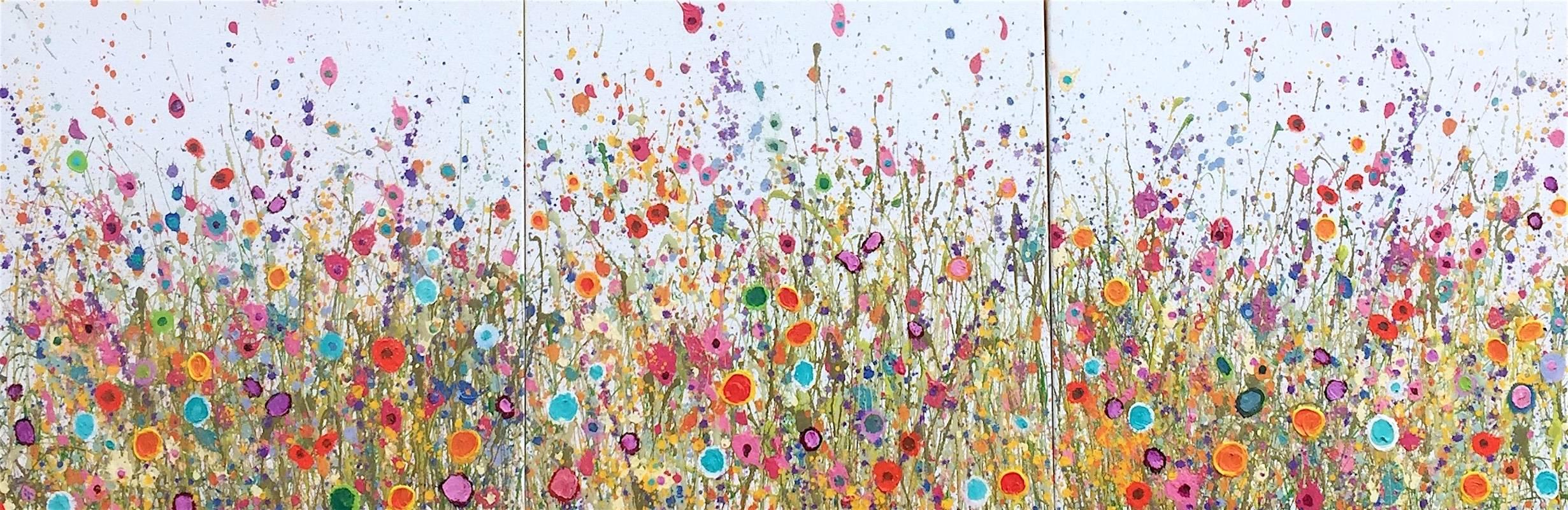 Yvonne Coomber Landscape Painting - My Heart is Yours abstract landscape painting