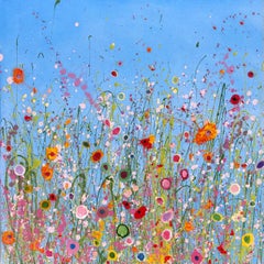 The Garden Of Love - floral oil painting - original artwork by Yvonne Coomber