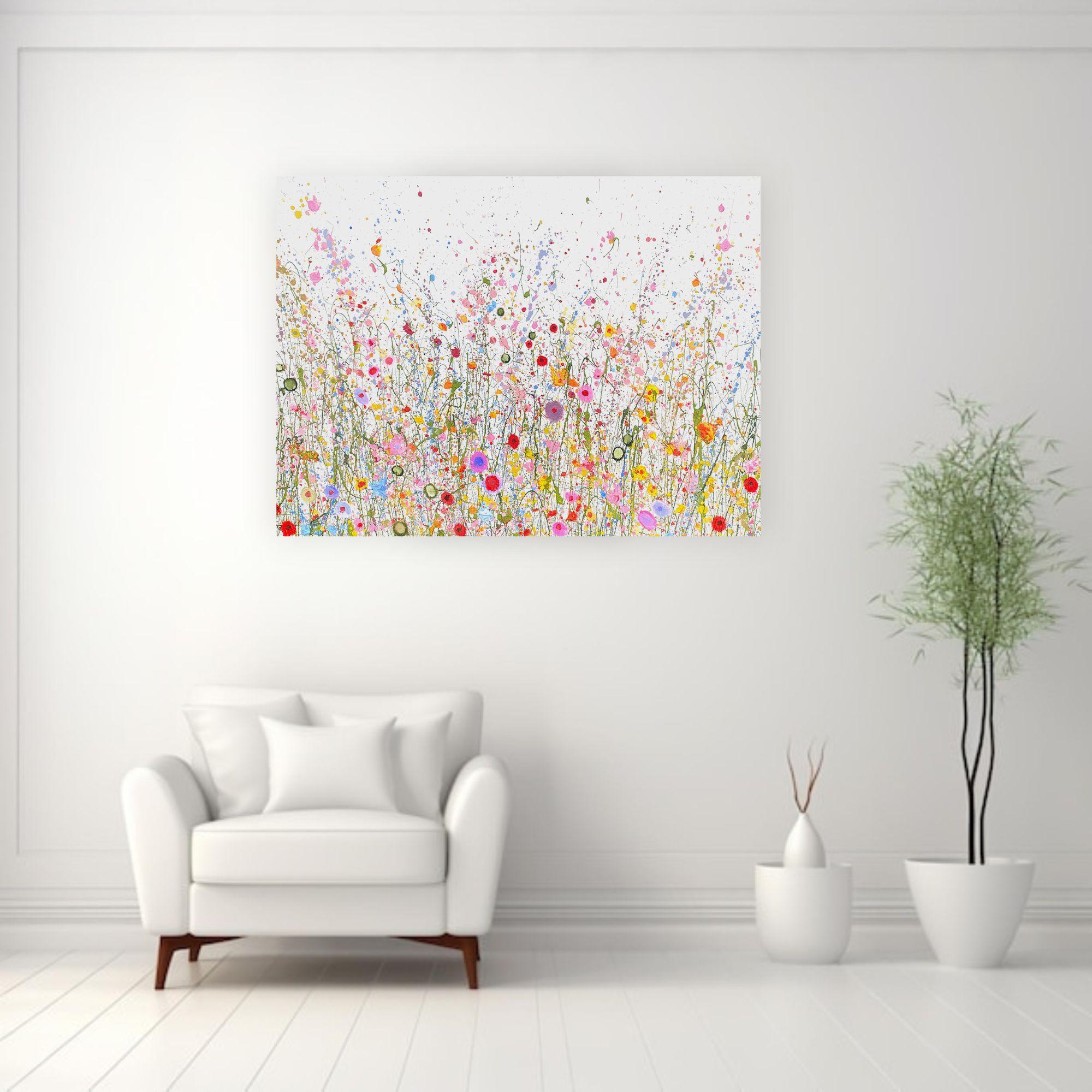 Your Love Is So Very Beautiful- original modern floral painting- abstract art For Sale 1
