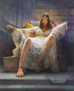 Cleopatra- 21st Century Contemporary Dutch Figurative Painting 
