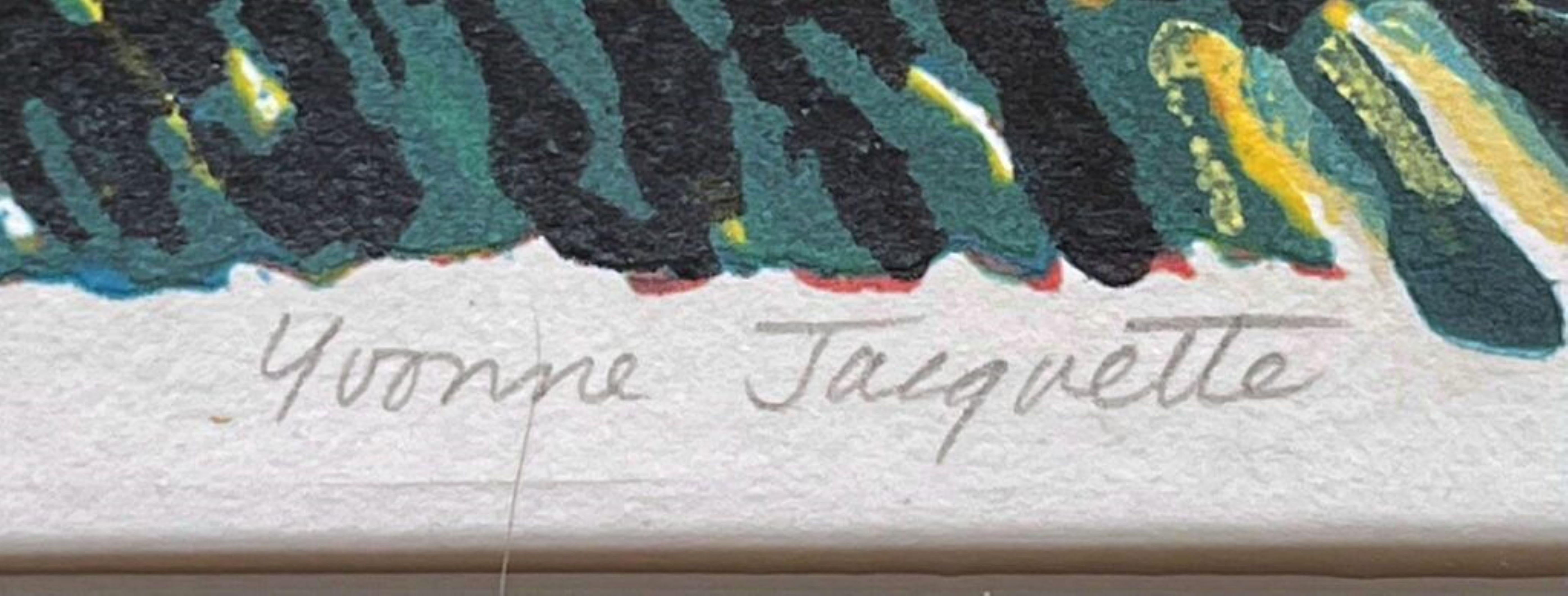 Yvonne Jacquette
Times Square (Panoramica), 1987
17 xilografie a colori
Firmato a mano dall'artista
Edizione 20/38
Telaio incluso
Firmato a matita, datato e numerato 20/38 sul recto.
conservato in una cornice metallica originale d'epoca con