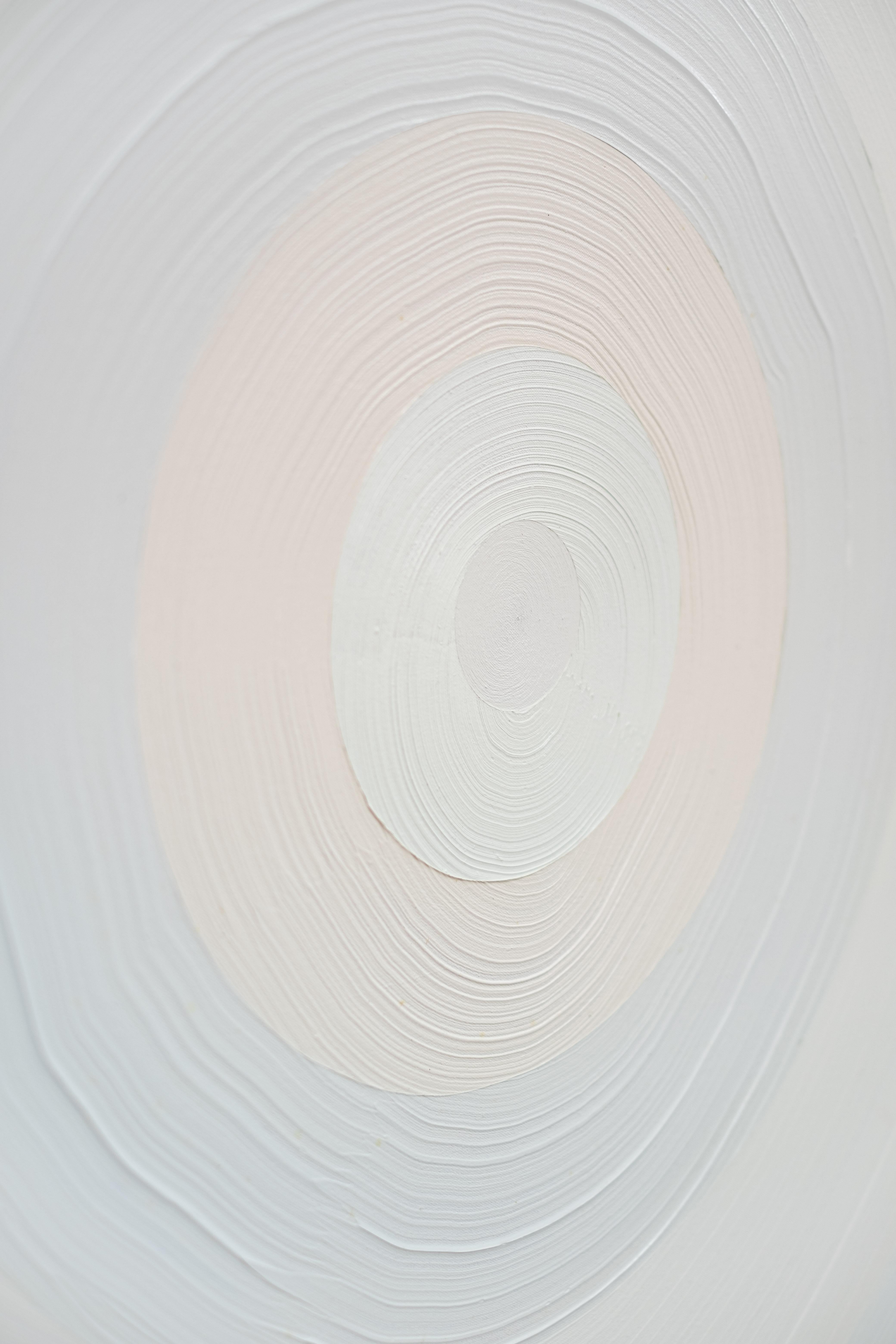 Body Motion Target 2 - abstrait géométrique doux et contemporain, acrylique sur toile en vente 6