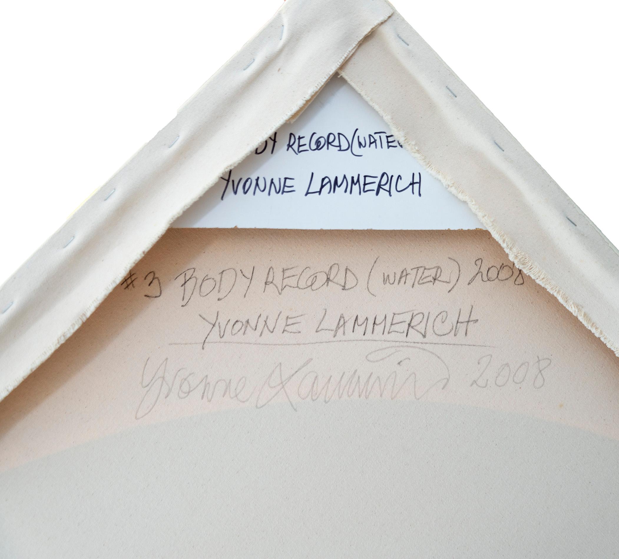 Body Record (Water) - audace, contemporaneo, astratto geometrico, acrilico su tela in vendita 3
