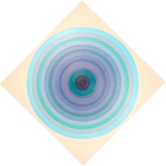 Body Record (Agua) - audaz, contemporáneo, abstracto geométrico, acrílico sobre lienzo