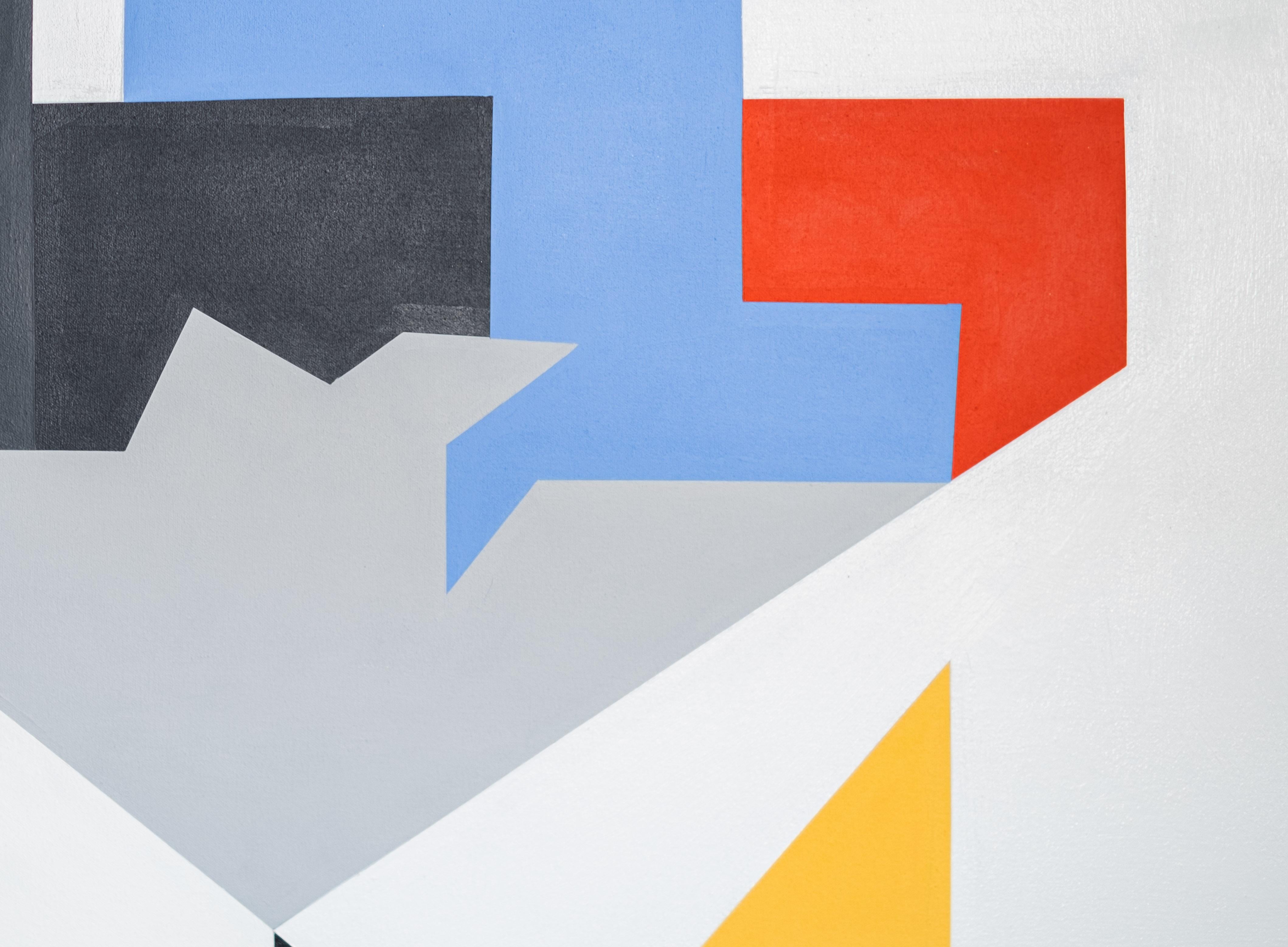Cross/Cultural Now#3 - coloré, contemporain, abstrait, bois, acrylique sur toile en vente 4