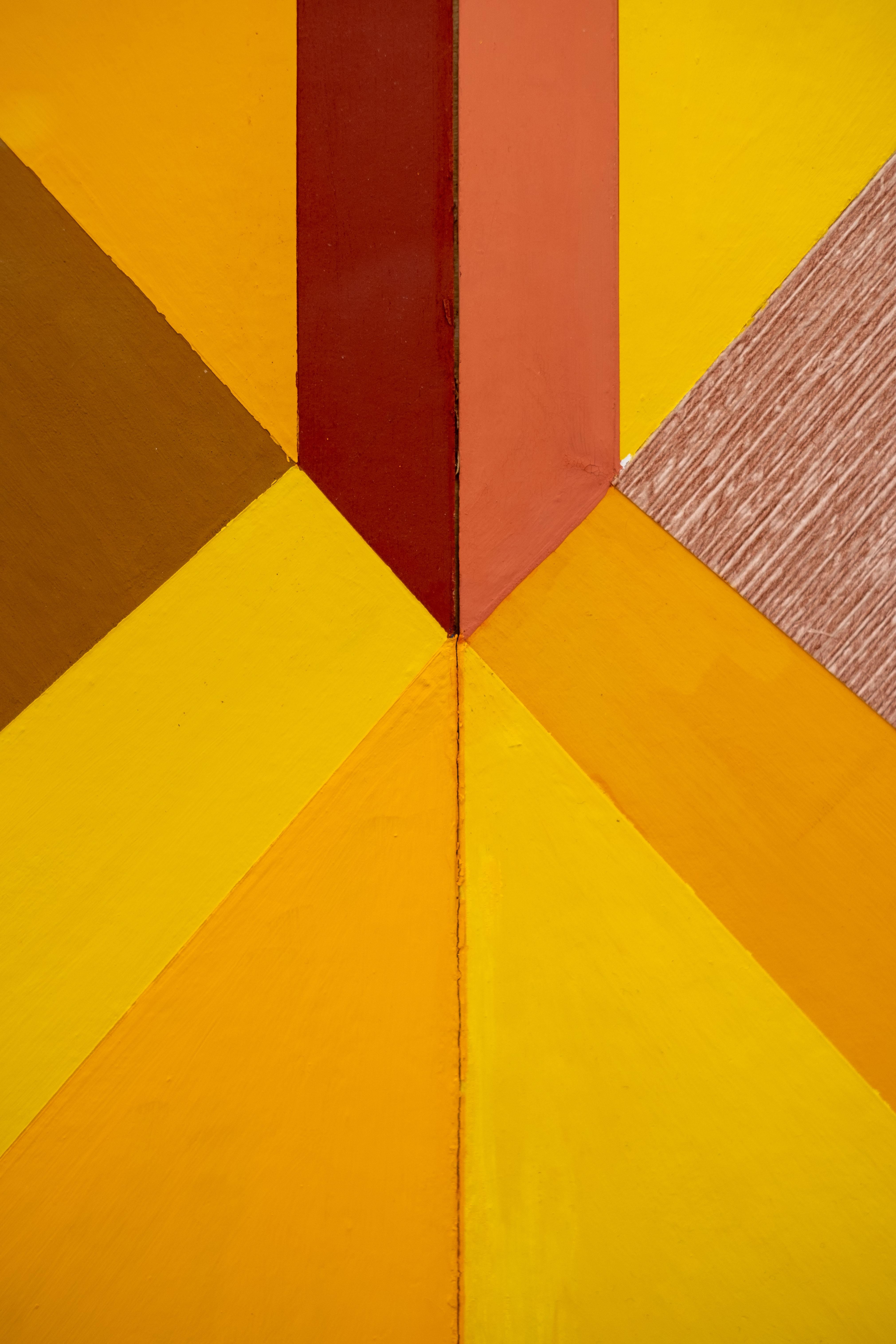 Jour-Nuit, Soleil - abstrait, contemporain, gouache et collage de papier sur carton en vente 3