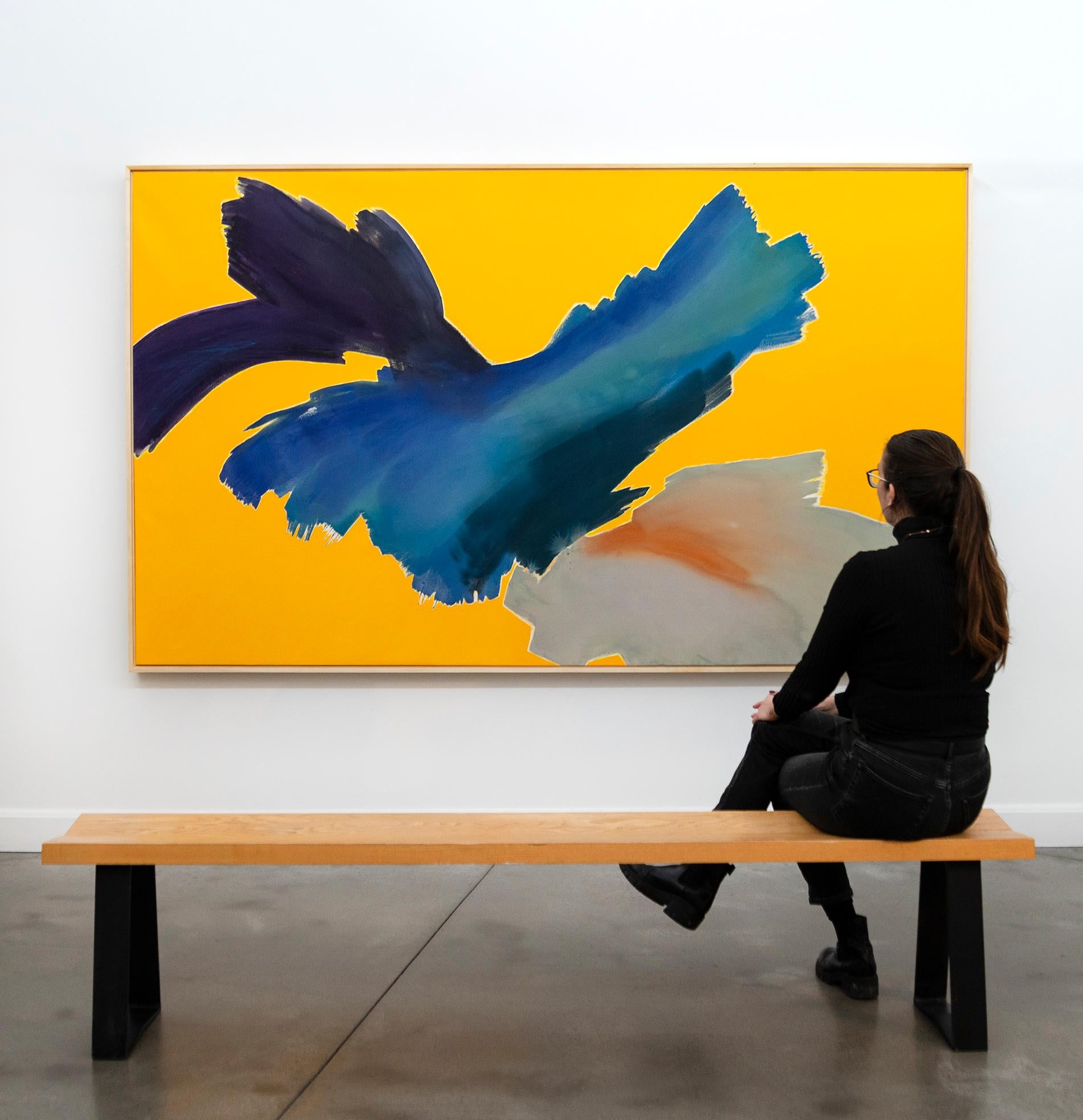 Yukon - abstrait gestuel, contemporain, coloré, de grande taille, acrylique sur toile en vente 5