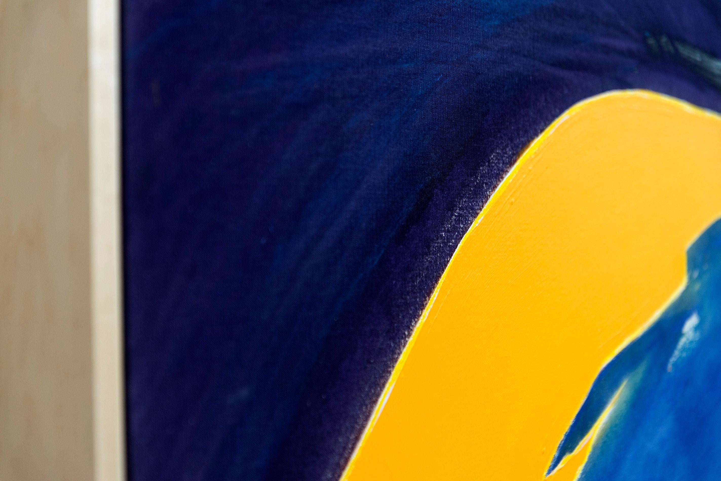 Yukon - groß, farbig, zeitgenössisch, gestisch abstrakt, Acryl auf Leinwand im Angebot 3