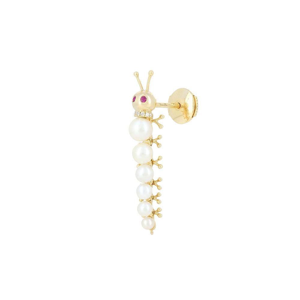 Earring in 18 Carats Yellow Gold 2,3gr approx.
Diamonds 0,03ct approx.
Rubis 0,02ct approx.
Pearls 1,90ct approx.
Sold by unit
Alpa system