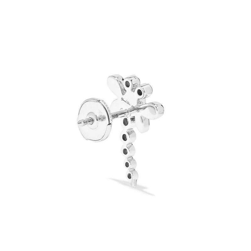 Single earring in White Gold 18 carats 2gr approx.
Grey Diamonds 0,27ct approx.
Sold by unit as a sigle earring
Alpa system 
