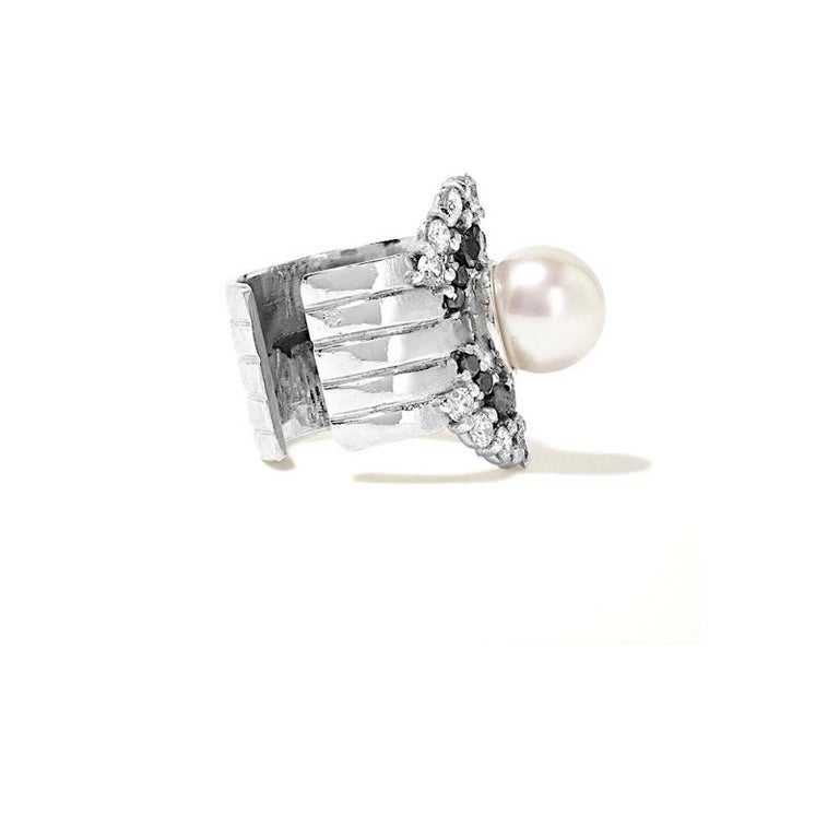 Iona Cuff in White Gold