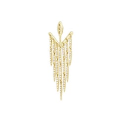 Yvonne Leon's Ear Jacket in 18 Carat Yellow Gold and Diamonds