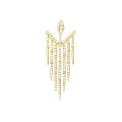 Yvonne Leon's Ear Jacket in 18 Carat Yellow Gold and Diamonds