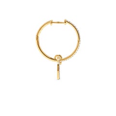Yvonne Leon's Elefanten-Ohrring aus 18 Karat Gelbgold mit Diamanten