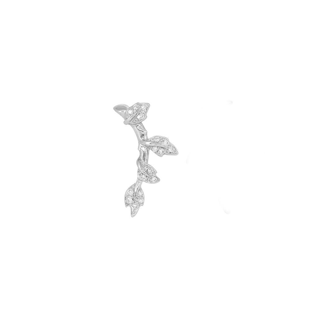 Pair of Earrings in 18 Carats white Gold 4,4gr approx.
Diamonds 0,20ct approx.
Sold as a pair 
Alpa System
