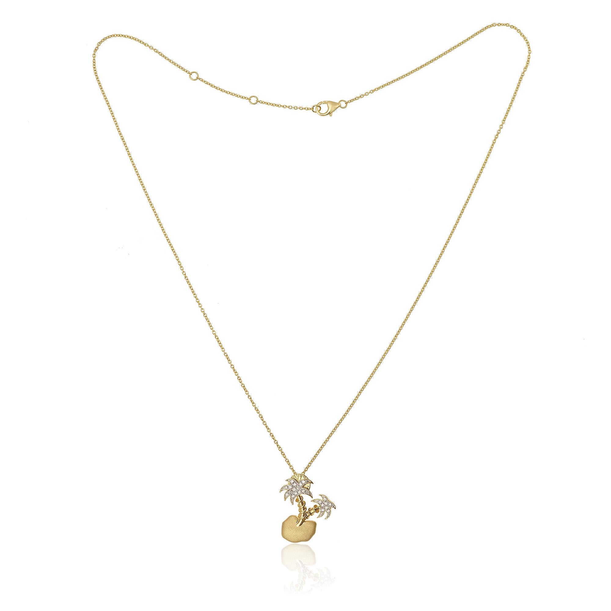 Necklace in Yellow gold 18 carats 4,7gr approx.
Grey Diamonds 0,13 carats approx.
Totale length 42cm / 44 cm / 46cm
