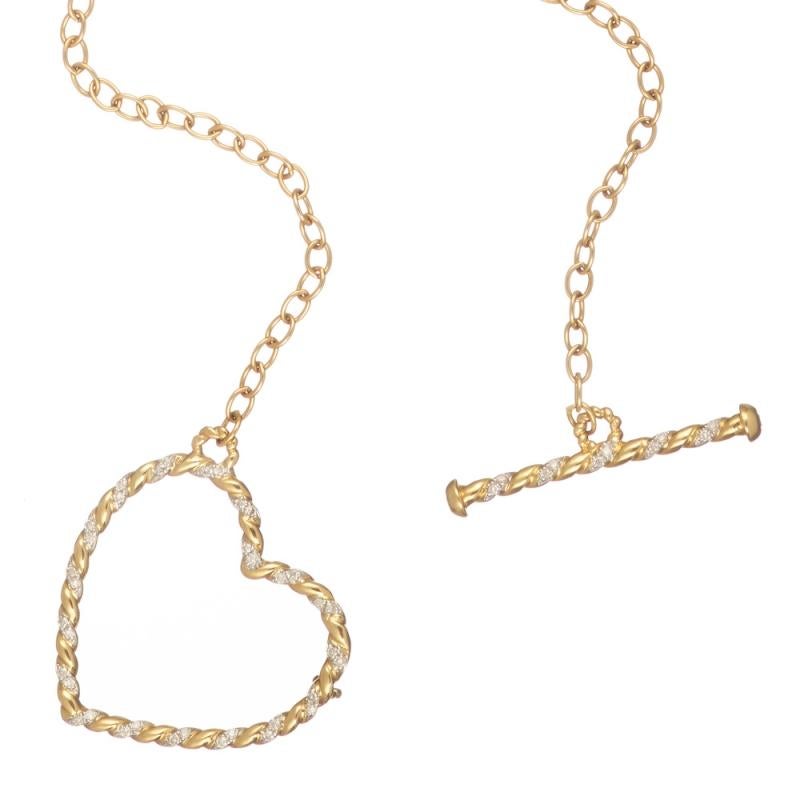 Necklace in Yellow Gold 9,8gr Approx.
Diamonds 0,26 Carats Approx.
Total Length of the Chain 56 cm Adjustable