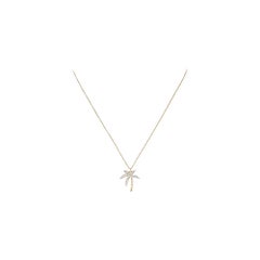 Yvonne Leon's Palm Necklace in 18 Carat Yellow Gold and Diamonds