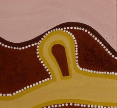 Boorlmy Contemporary Abstract Painting on Canvas, Framed, 2005