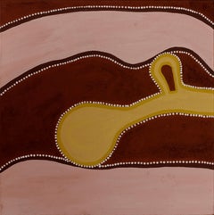 Boorlmy Contemporary Abstract Painting on Canvas, Framed, 2005