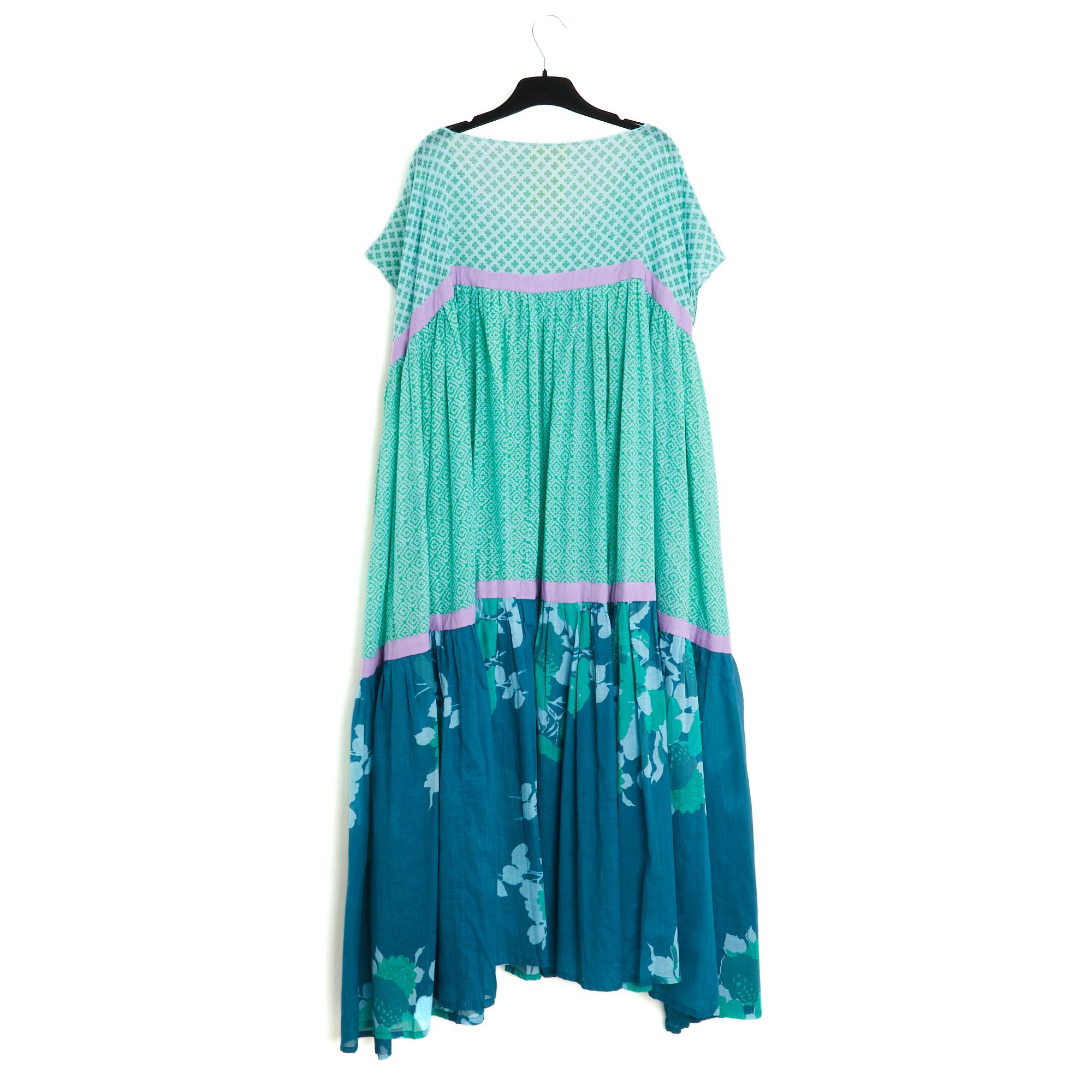 Women's Yvonne S 2020 Robe Maxi FR36 Taille S Oversized Wind cotton voile dress UK8 US6 For Sale