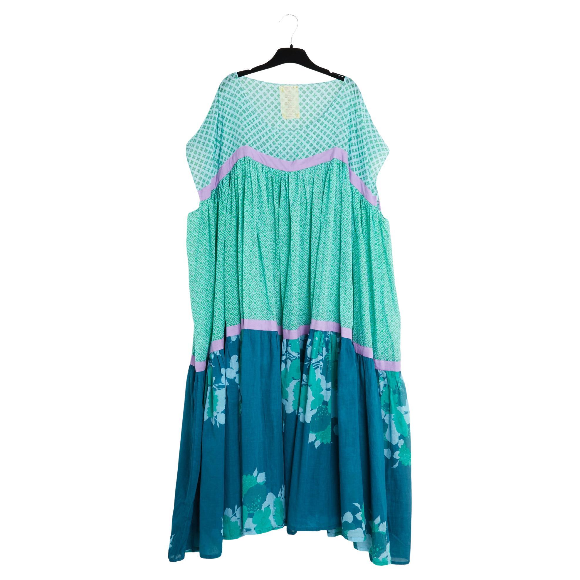 Yvonne S 2020 Robe Maxi FR36 Taille S Oversized Wind cotton voile dress UK8 US6 For Sale