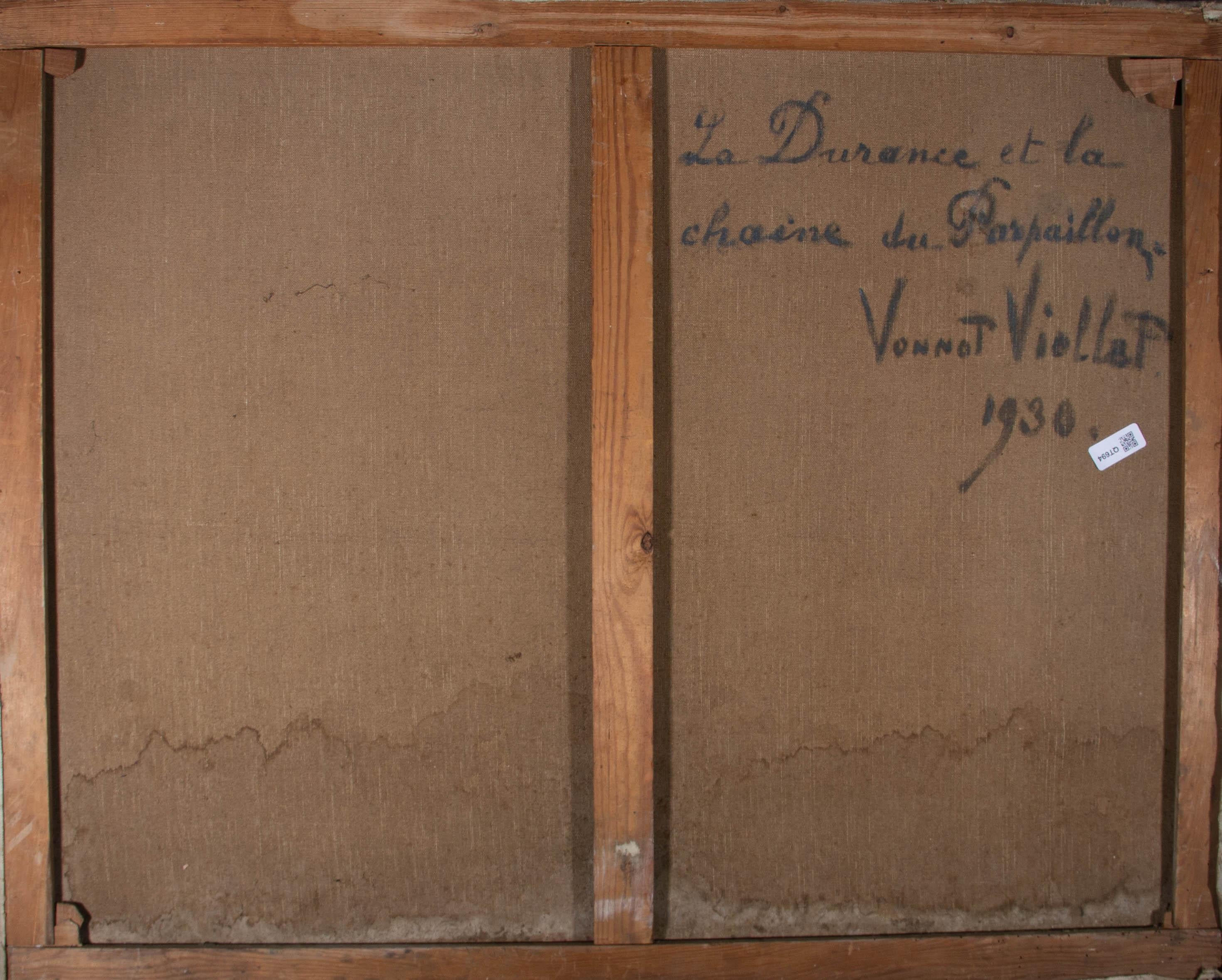 Yvonne Vonnot-Voillet (1883-1936) - 1930 Oil, Durance Through Parpaillon Pass For Sale 2