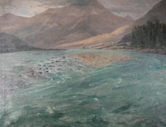 Yvonne Vonnot-Voillet (1883-1936) - 1930 Öl, Durance durch Parpaillon Pass