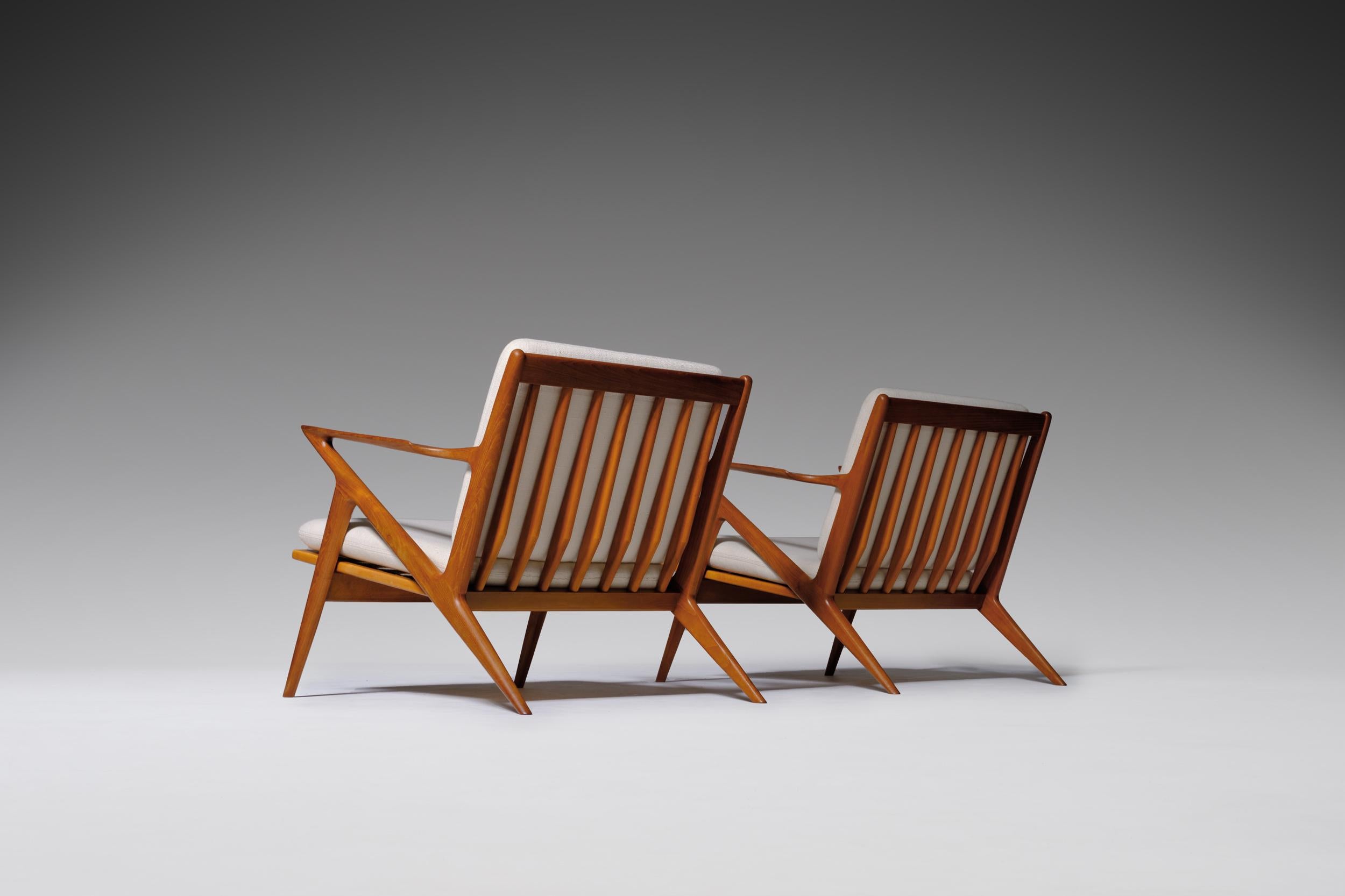Danish Z-Chairs by Poul Jensen for Selig, Denmark, 1960s
